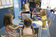 A Computer Gym lesson in progess